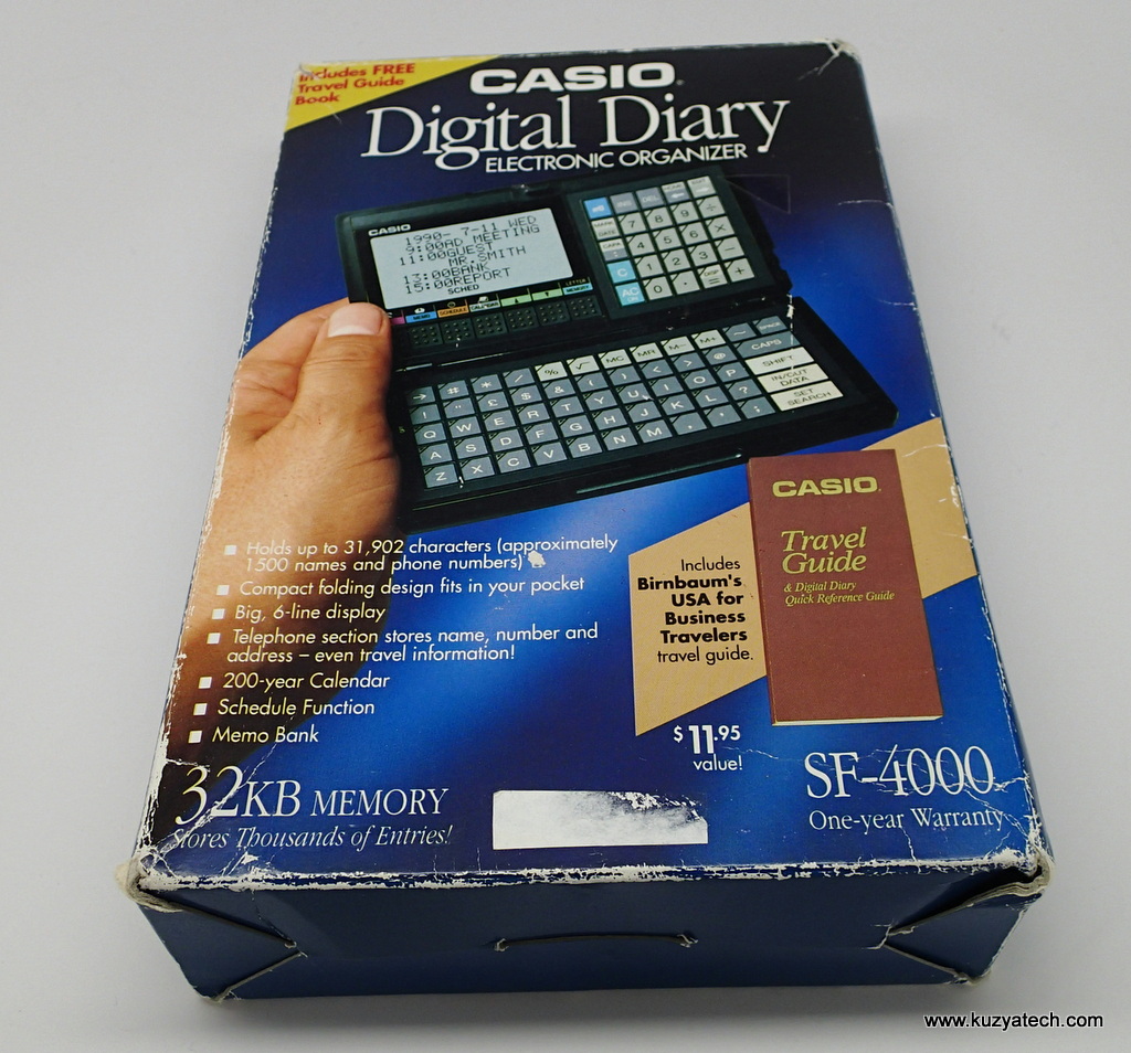 Casio SF-4000 digital diary teardown