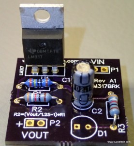 LM317 power supply kit | KuzyaTech